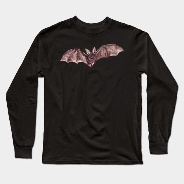 Bat Cutie Long Sleeve T-Shirt by GnarlyBones